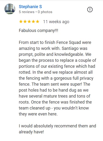 review fence squad