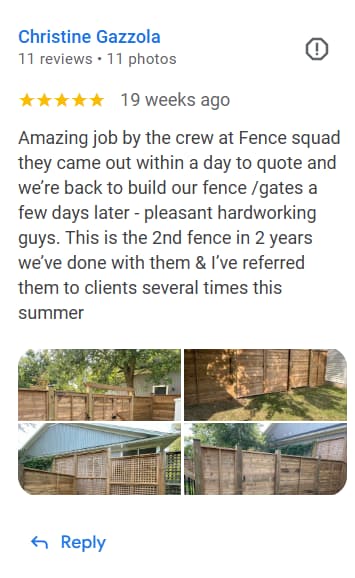 review fence squad