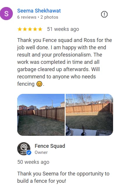 review fence squad