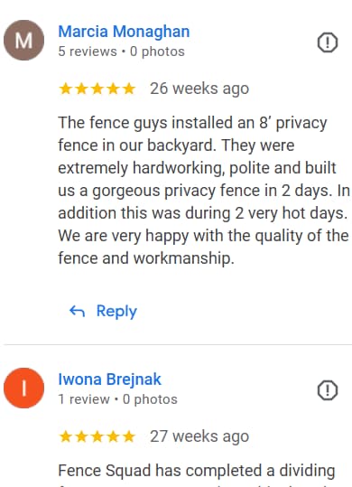review fence squad